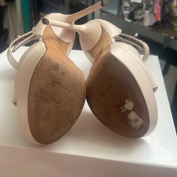 Givenchy powder rose pink shark tooth platform sandal - Picture 8 of 12